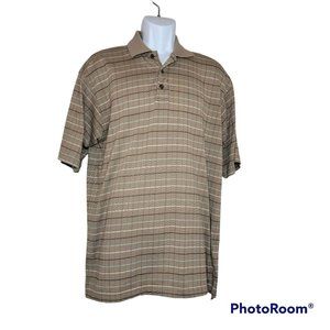 Bolle Dry Comfort Tan Golf Polo Shirt Size M